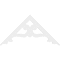 Ekena Millwork Pitch Brontes Architectural Grade PVC Gable Pediment, 48"W x 24"H x 1"P (12/12) GPP048X024X100BRO - alternate 2